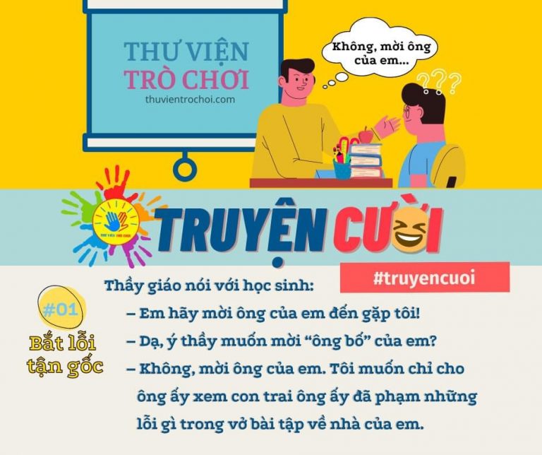 Truyện cười Bắt Lỗi Tận Gốc