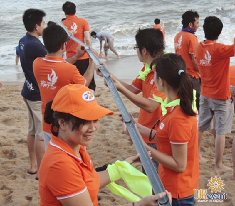 15 trò chơi team building trên biển "không vui không tính $"